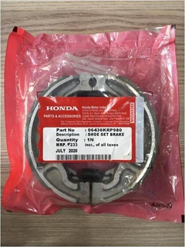 Aras Moto Fren Balata Arka Orjinal Spacy - Actıva Beat - Fızy - Cbf - Alpha - Image 1