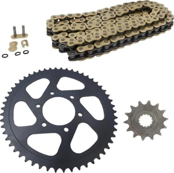 Aras Moto Cf Moto Nk 400 Zincir Dişli Seti Oringli Gold Zincir A Kalite -  - Image 1