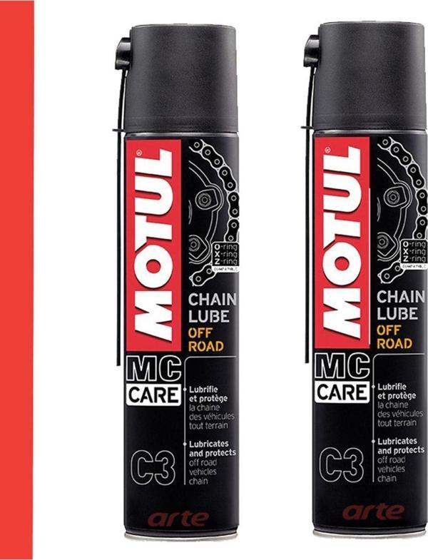 Motul C3 Off-Road Zincir Yağı 400 Ml C3 Chaın Lube Off Road 2 Adet - Image 1
