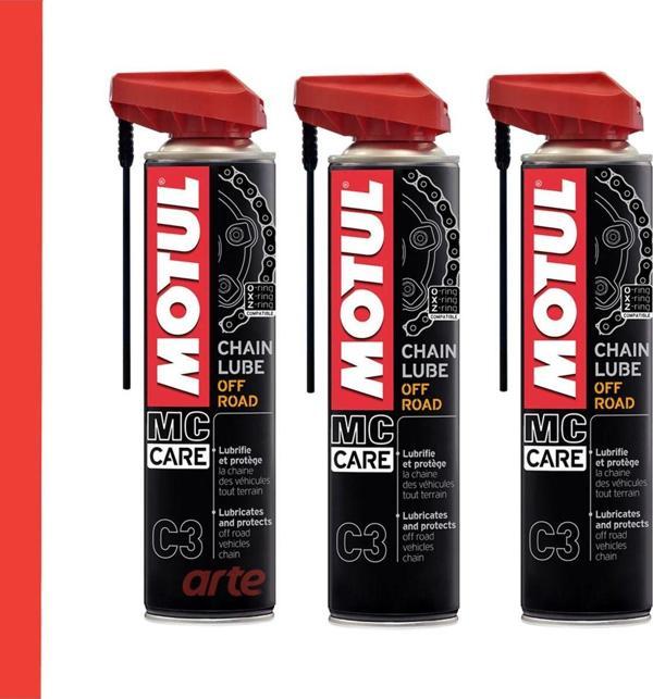Motul C3 Off-Road Zincir Yağı 400 Ml C3 Chaın Lube Off Road 3 Adet - Image 1