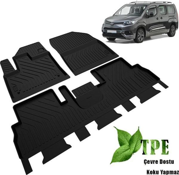 Dbc Online Toyota Proace City Havuzlu Paspas 2019 2020 2021 2022 2023 2024 Kokusuz Yumuşak - Image 1