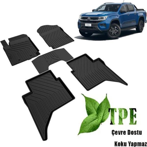 Dbc Online Volkswagen Yeni Amarok Havuzlu Paspas 2024 Model Amarok. Kokusuz Yumuşak Paspas - Image 1
