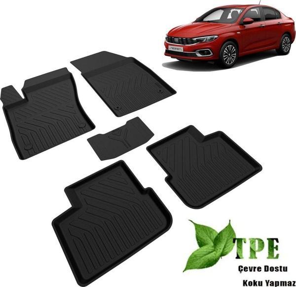 Dbc Online Fiat Egea Sedan Havuzlu Paspas Kokusuz Yumuşak 2015 2016 2017 2018 2019 2020 2021 2022 2023 2024 - Image 1