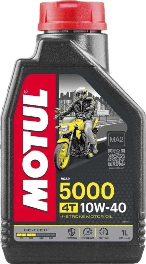 Motul 5000 10W-40 4T 1L Motosiklet Motor Yağı Güncel Ürün 2 Adet - Image 1
