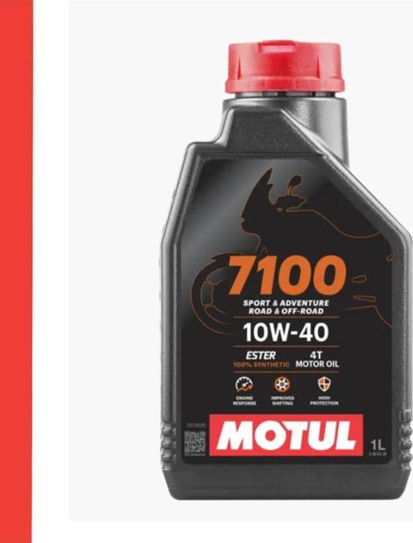 Motul 7100 10W40 4T 1 L - Motosiklet Motor Yağı Performanslı Ve Yüksek Kaliteli Yağ - Image 1