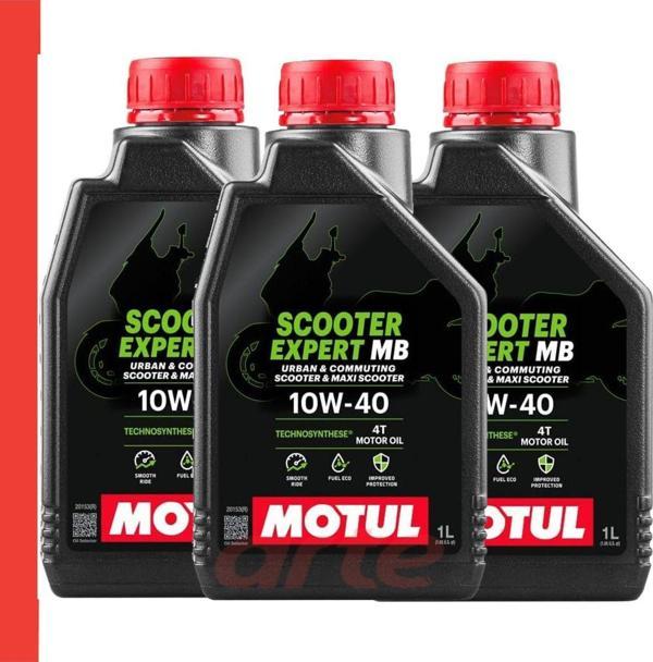 Motul Scooter Expert 10W-40 4 T Mb Motosiklet Motor Yağı Güncel Ürün 2024 Üretim 3 Adet - Image 1