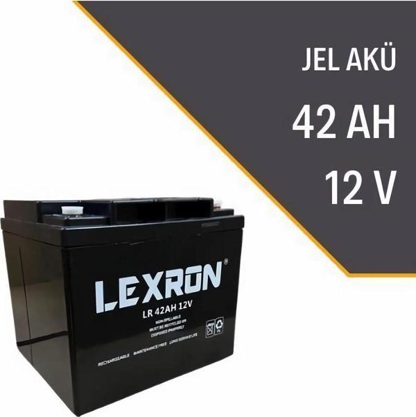 Lexron 42A - 12V Elektrikli Araç Aküsü, Jel Akü - Image 1