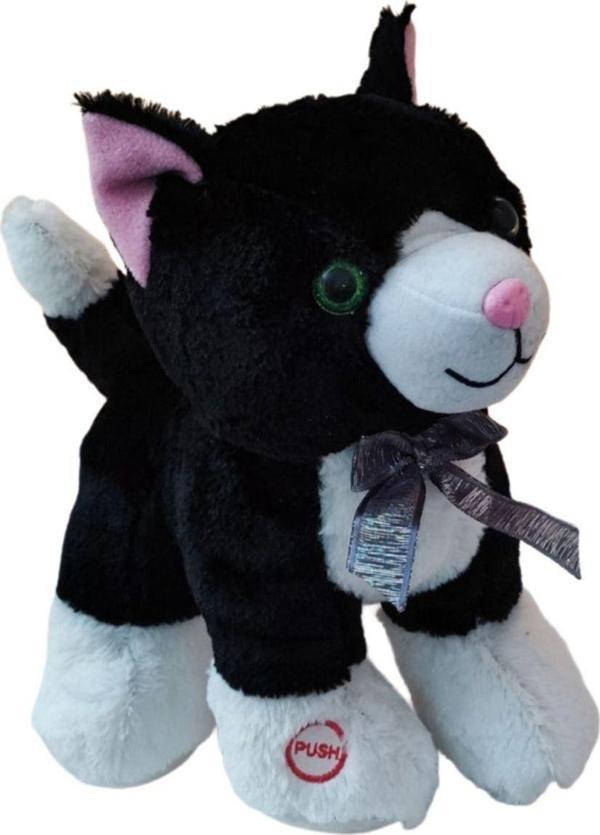 Gran Toys Peluş Sesli Miyavlayan Şanslı Kedi - 35Cm - Image 1
