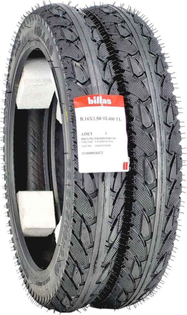 Billas Volta Vsx Lastik Takımı 16X250 (62-305) Tl (Tubeless - Dubleks) Bl400Set - Image 1