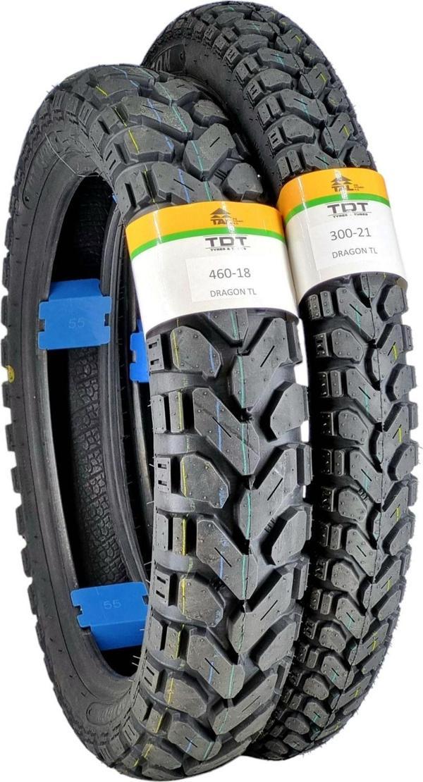 Tdt Tyres 460-18 Ve 300-21 Tl (Tubeless - Dubleks) Lastik Takımı - Image 1