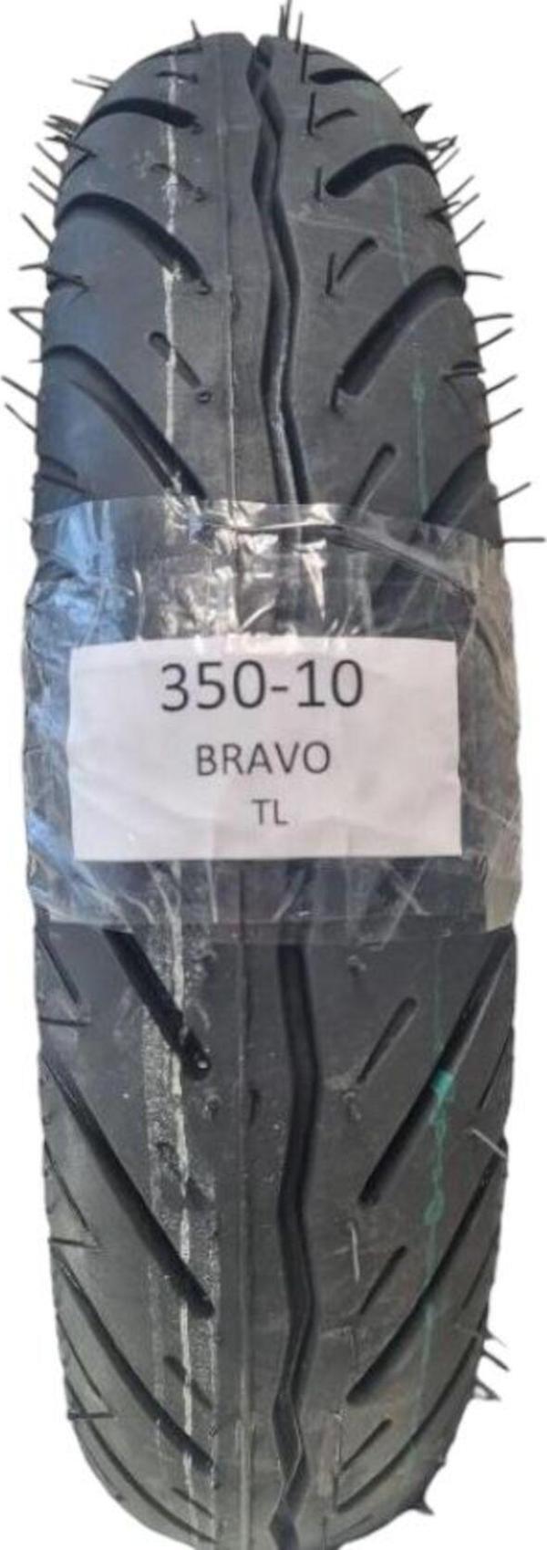 Maruti Tyres 350-10 Bravo Motosiklet Lastiği Tl (Tubeless - Dubleks) - Image 1