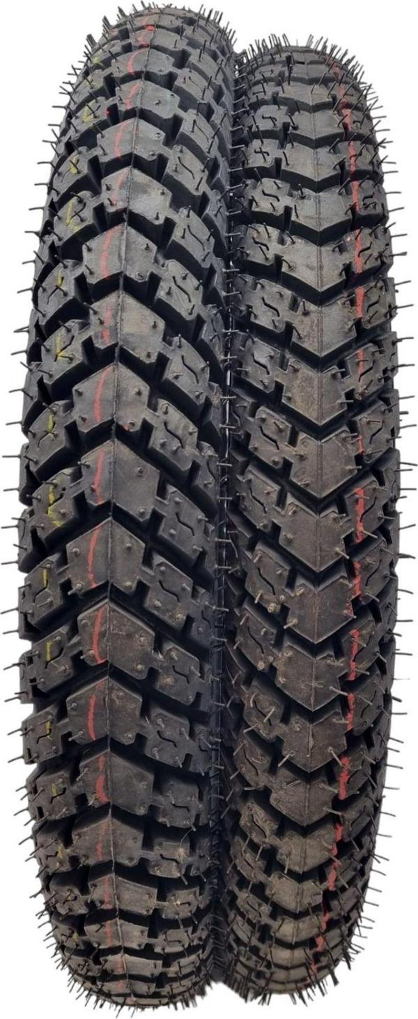 Maruti Tyres Cg Lastik Seti Ön Arka 300-18 Tt Ve 275-18 Tt Nınza - Image 1