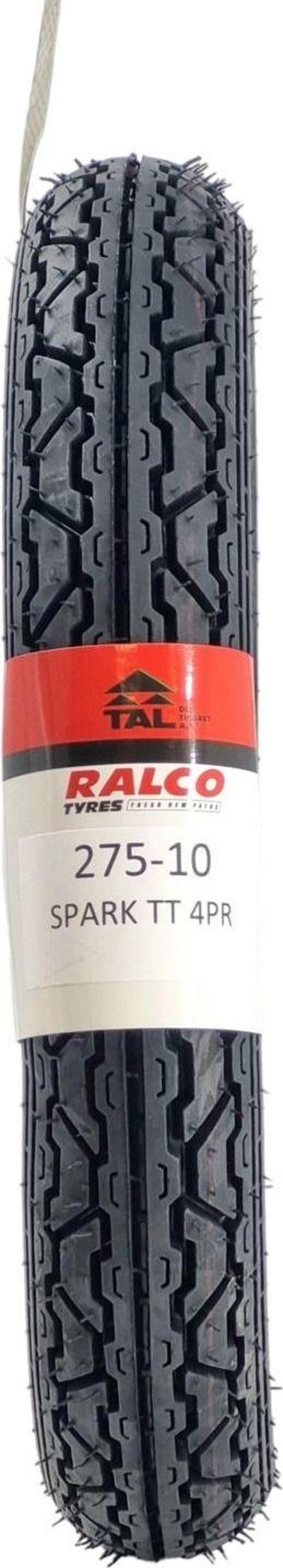 Ralco Tyres 275-10 Spark Tt İç Lastikli Tip  Motosiklet Lastiği - Image 1