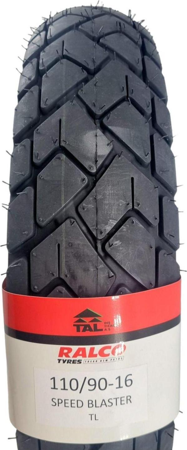 Ralco Tyres 110/90-16 Tl (Tubeless - Dubleks) Motosiklet Lastiği - Image 1