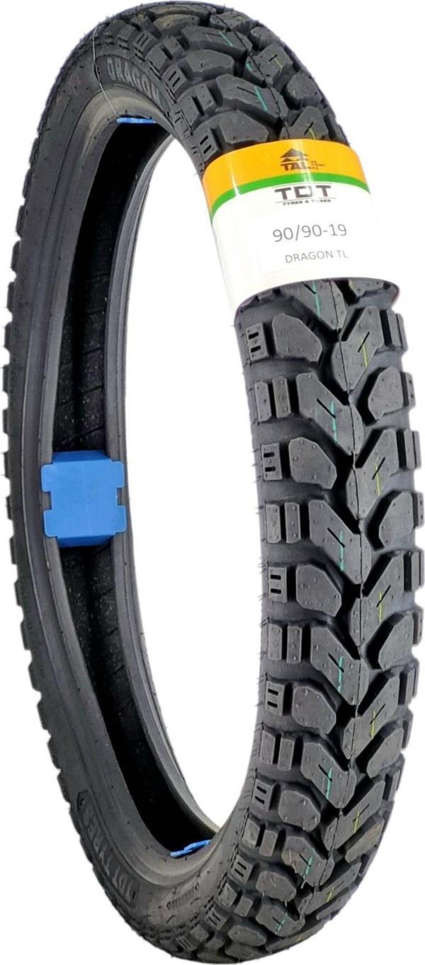 Tdt Tyres 90/90-19 Tl (Tubeless - Dubleks) Motosiklet Lastiği - Image 1