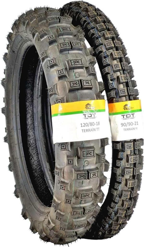 Tdt Tyres Kross Lastik 120/80-18 Ve 90/90-21 Tt (İç Lastikli Tip- Tubetype) Terrainyeniset - Image 1