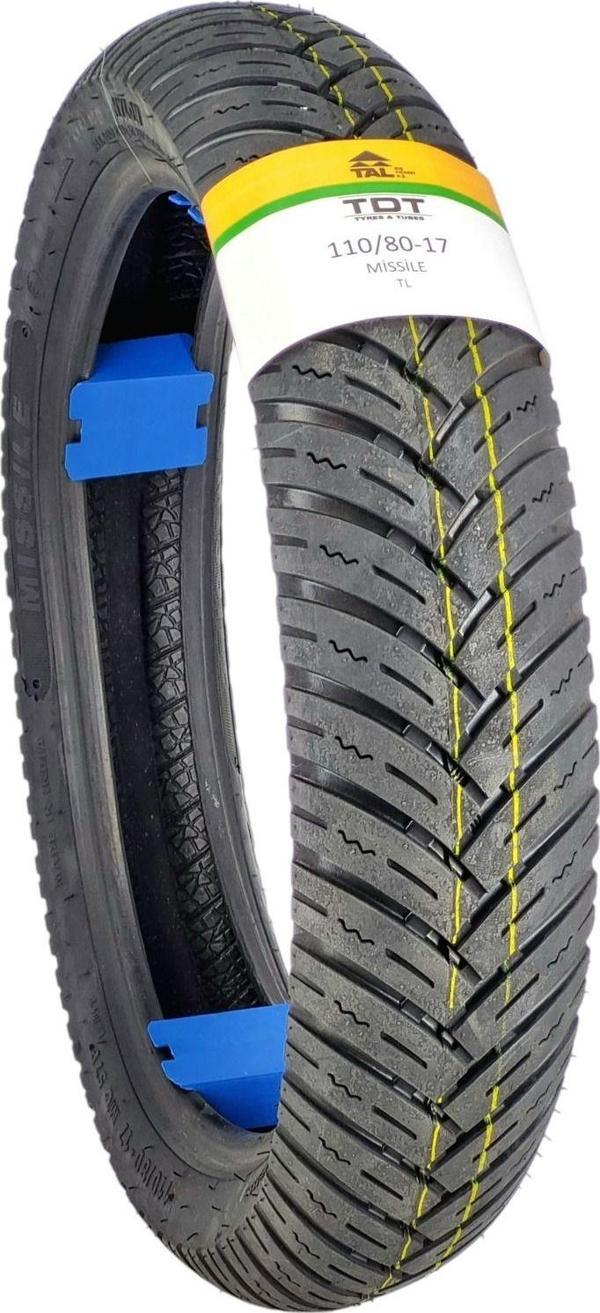 Tdt Tyres 110/80-17 Tl (Tubeless - Dubleks) Lastik - Image 1