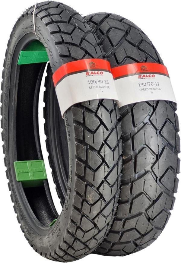 Ralco Tyres 100/90-18 Ve 130/70-17 Takım Tl (Tubeless - Dubleks) Motosiklet Lastiği - Image 1
