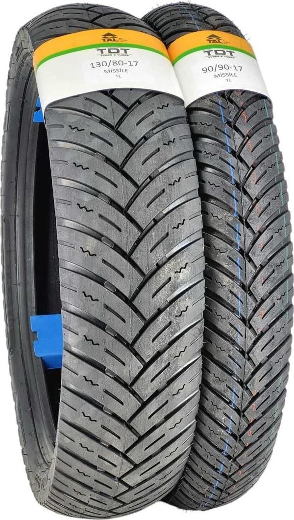 Tdt Tyres 130/70-17 Ve 90/90-17 Lastik Takımı Tl (Tubeless - Dubleks) - Image 1