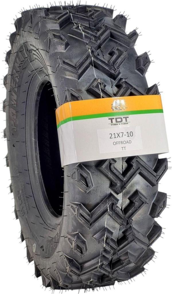Tdt Tyres Atv Lastiği 21X7-10 Tl (Tubeless - Dubleks) - Image 1
