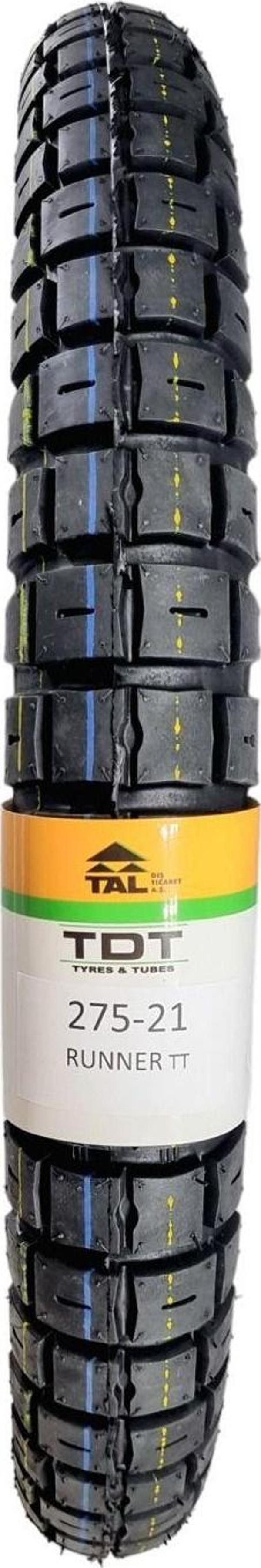 Tdt Tyres 275-21 Tt (Tubetype/ İç Lastikli Tip) Motosiklet Lastiği - Image 1