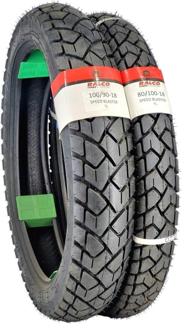 Ralco Tyres Hero Hunk 150 Lastik Takımı 100/90-18 Ve 80/100-18 Tl (Tubeless - Dubleks) - Image 1