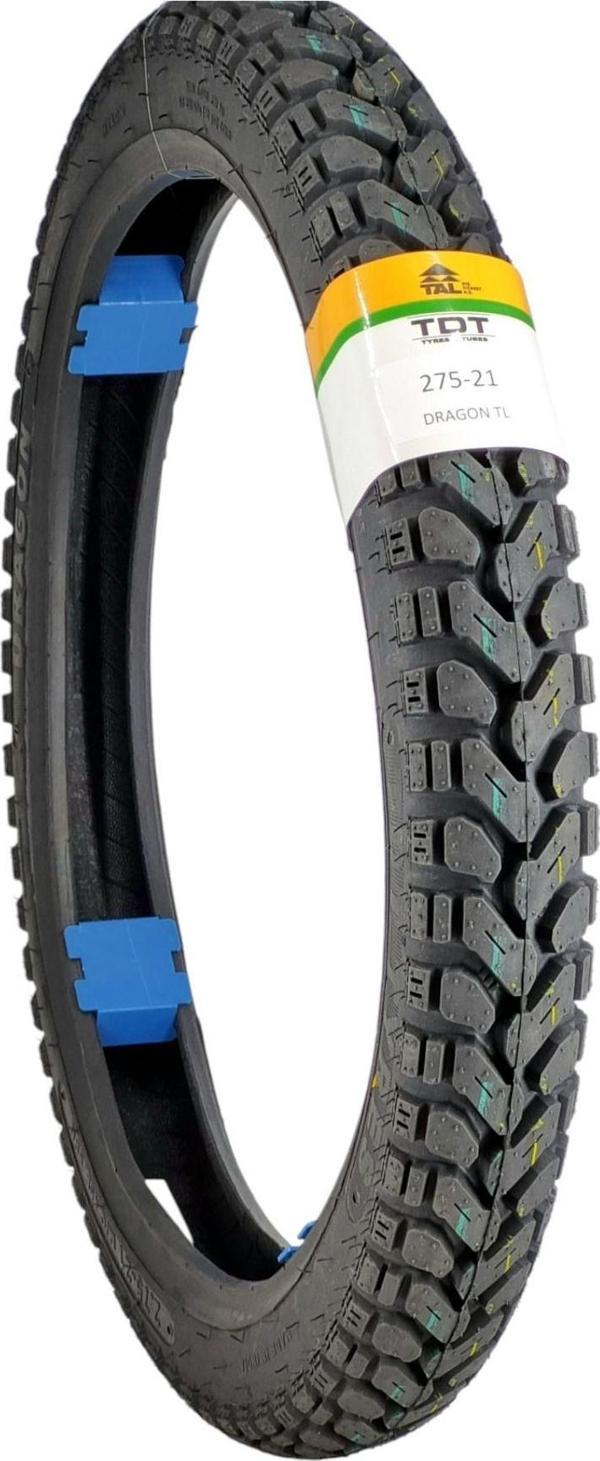 Tdt Tyres 275-21 Tl (Tubeless - Dubleks) Motosiklet Lastiği - Image 1
