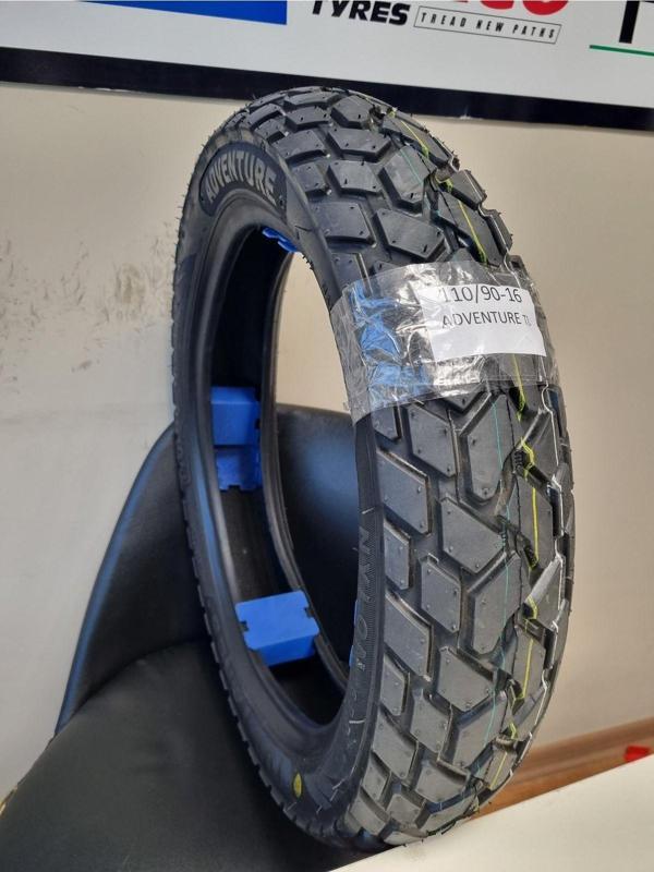 Tdt Tyres Tdt Tyres110/90-16 Adventure (Tubeless - Dubleks) Motosiklet Lastiği - Image 1