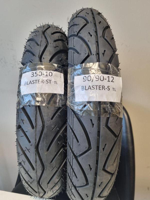 Ralco Tyres Honda Spacy, Activa-S, Spontini Ön/Arka Lastik 350-10, 90/90-12 Set Dubleks Blaster-S/St - Image 1