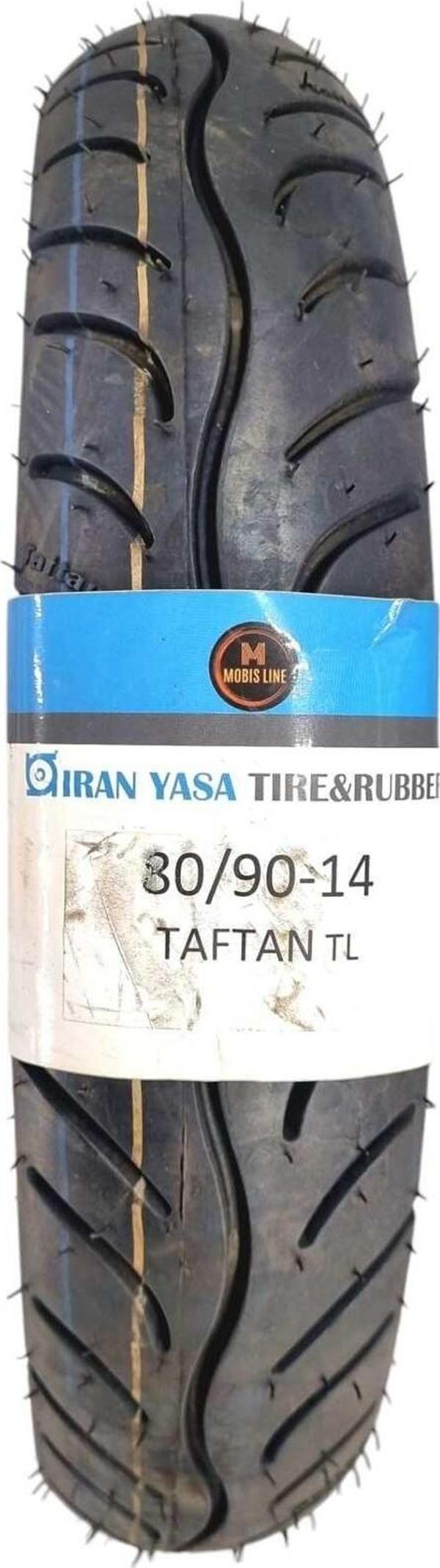 İran Yasa Tire & Rubber Iran Yasa Taftan 80-90-14 Tl(İç Lastiksiz) Ön/Arka Yol Lastiği - Image 1