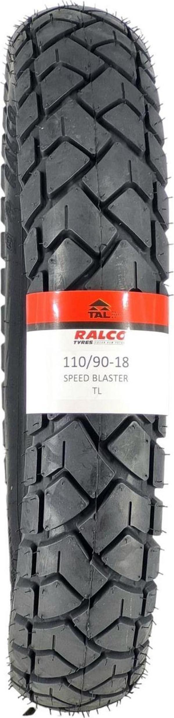 Ralco Tyres 110/90-18 Tl (Tubeless - Dubleks) Motosiklet Lastiği - Image 1
