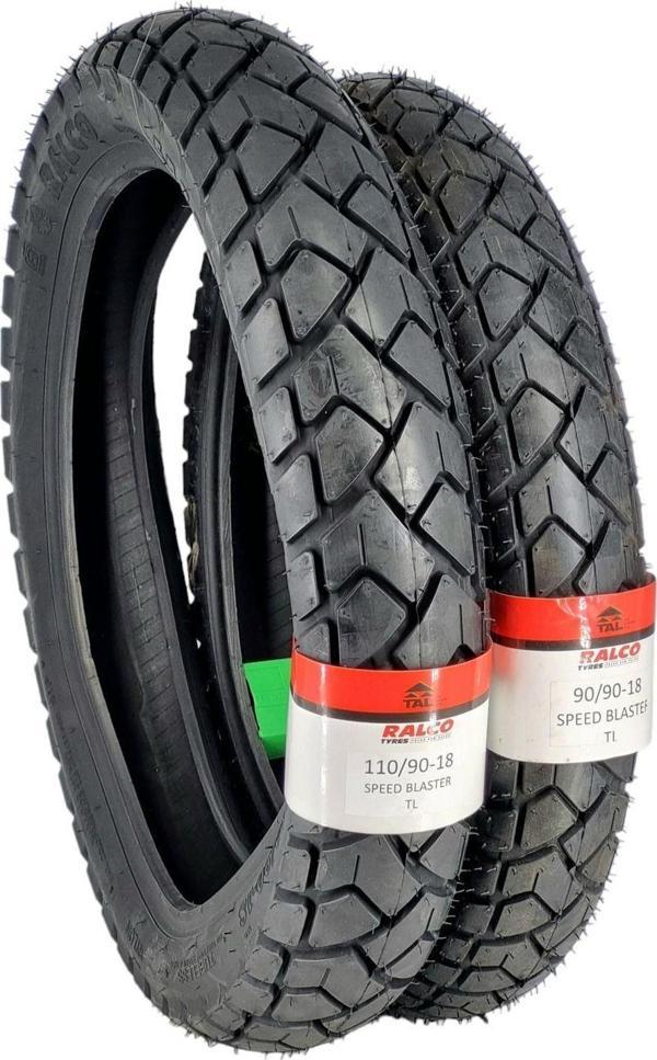 Ralco Tyres 110/90-18 Ve 90/90-18Tl (Tubeless - Dubleks) Motosiket Lastik Takımı - Image 1