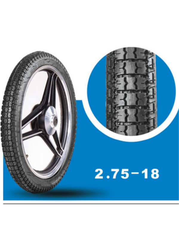 İran Yasa Tire & Rubber Yasa R Motosiklet Dış Lastiği 2.75-18 Tt (İç Lastikle Kullanıma Uygundur) 6Pr Arka Yol 2023 Üretim - Image 1