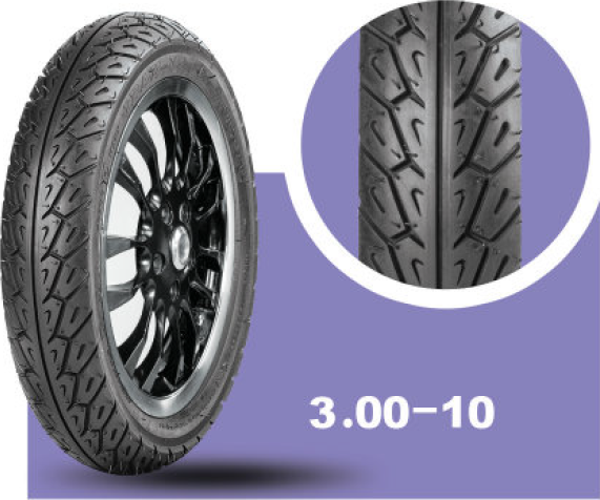 İran Yasa Tire & Rubber Motosiklet Scooter Dış Lastiği 300-10 Tubeless Ön/Arka - Image 1