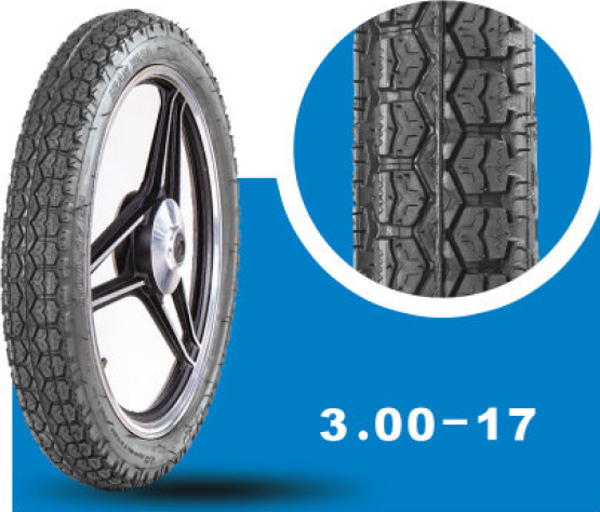 İran Yasa Tire & Rubber Yasa Bp Arka Yol Motosiklet Lastiği 300-17 Tt (İç Lastikle Kullanıma Uygundur) 6Pr - Image 1