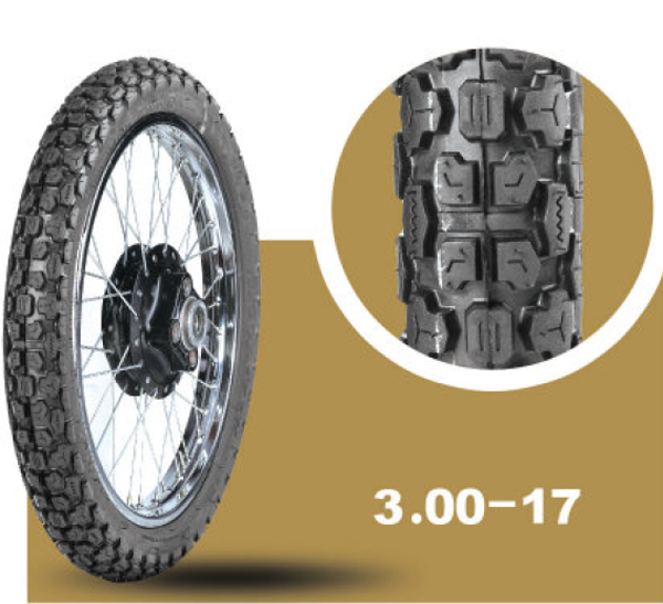 İran Yasa Tire & Rubber Yasa Tr Arka Yol/Toprak Motosiklet Lastiği 300-17 Tt (İç Lastikle Kullanıma Uygundur)6Pr - Image 1