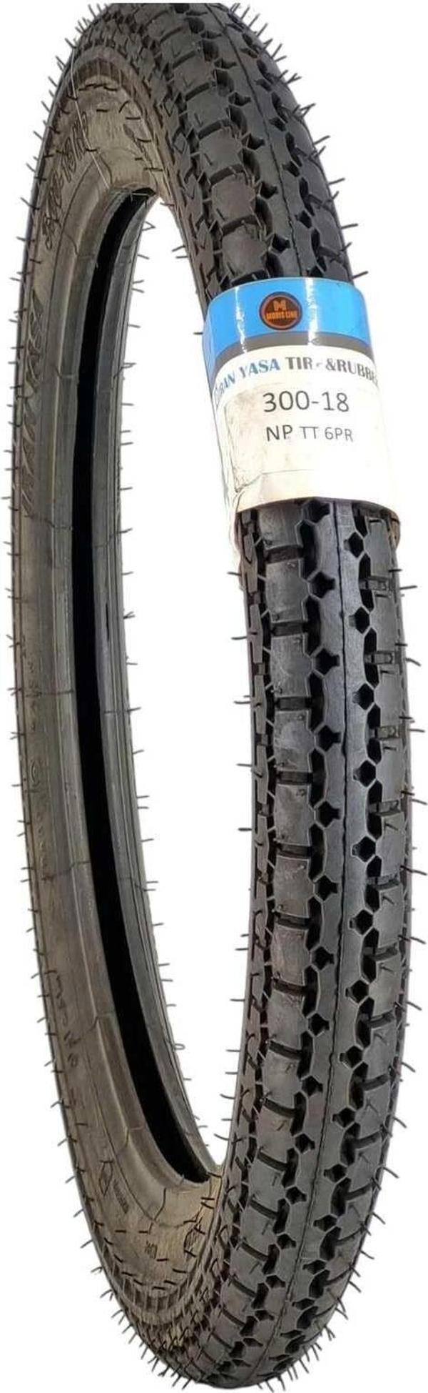 İran Yasa Tire & Rubber Yasa Epjin Ön/Arka Motosiklet Yol Lastiği 300-18 Tt (İç Lastikle Kullanıma Uygundur)6Pr - Image 1