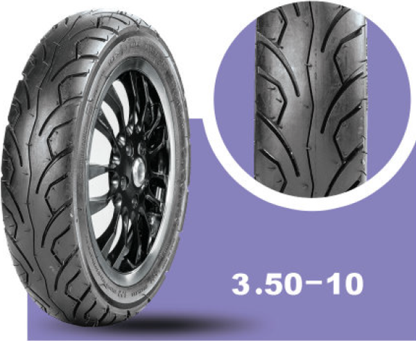 İran Yasa Tire & Rubber Yasa P2 Motosiklet Scooter Dış Lastiği 350-10 Tubeless Tl (İç Lastiksiz) Ön/Arka - Image 1