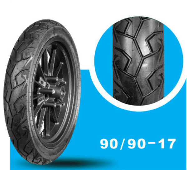 İran Yasa Tire & Rubber Yasa Motosiklet Dış Lastiği 90/90-17 Karen Tubeles Tl (İç Lastiksiz) Ön/Arka Yol - Image 1