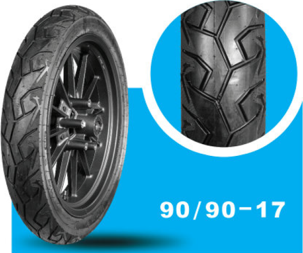 İran Yasa Tire & Rubber Yasa Motosiklet Dış Lastiği 90/90-17 Karen Tubeles Tl (İç Lastiksiz) Ön/Arka Yol - Image 1