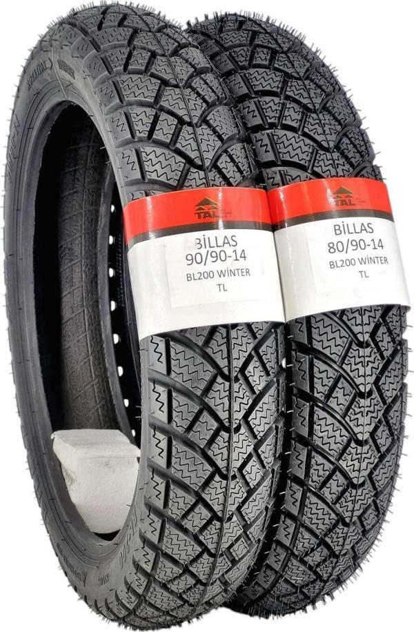 Billas Honda Dio Kışlık Takım 80/90-14 Ve 90/90-14 Tl (Tubeless - Dubleks) Bl200G1 - Image 1