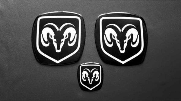 Cvs Fiat Doblo & Fiorino Yeni Kasa - Ram(Doch)- Logo 3'Lü Set (Ön-Arka-Direksiyon) - Image 1