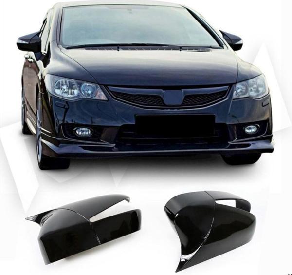 Carub Honda Civic Fd6 2006-2012 Batman Yarasa Ayna Kapağı Parlak Siyah - Image 1