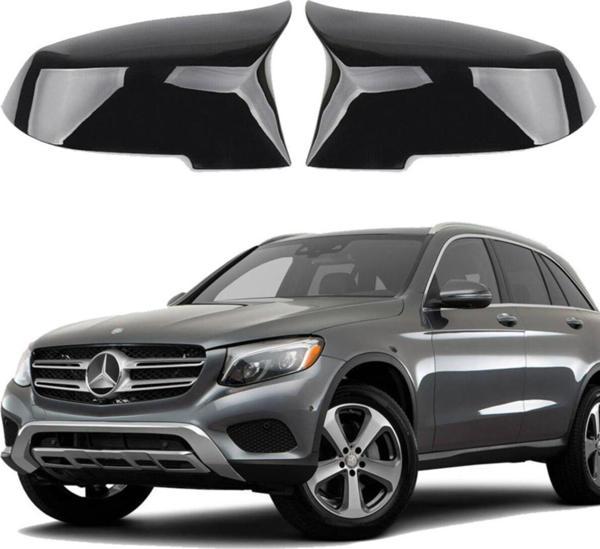 Protec Mercedes Glc Serisi X253 Araca Özel Batman Yarasa Ayna Kapağı Pianoblack - Image 1