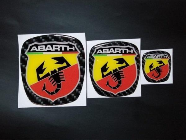 Cvs Fıat Egea (Hatchback) Abarth Logo Set (3'Lü) - Image 1