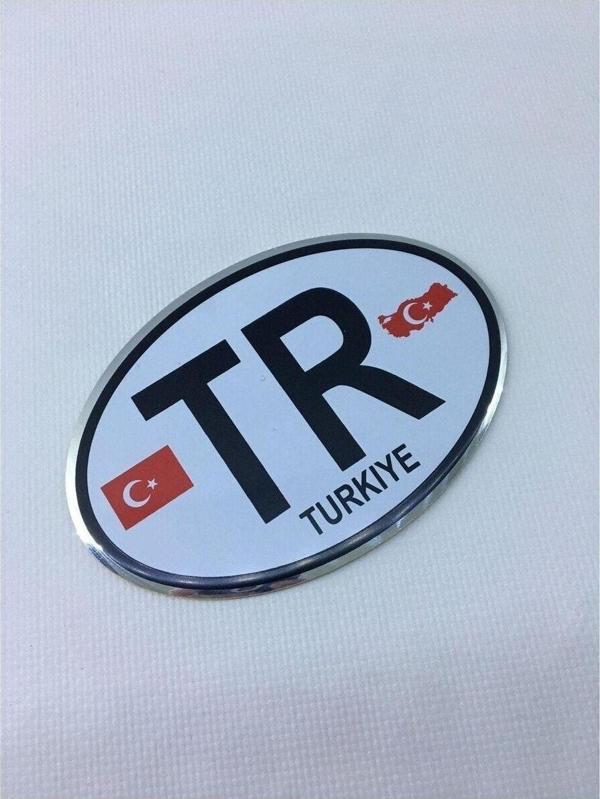 Protec Bagaj Kapağı Ülke Arması Aluminyum 125X85 Mm Türkiye - Image 1