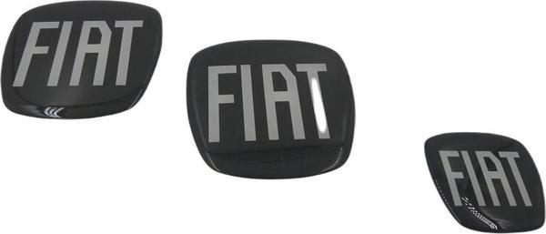 Protec Fiat Linea Uyumlu Sticker Arma Ön Arka Direksiyon 3Lü Set - Image 1