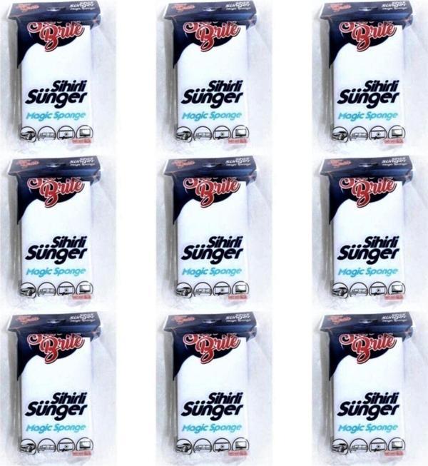 Sun Brite Beyaz Sihirli Sünger Magic Sponge X9 - Image 1