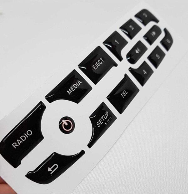 Duru Doruk Renault Fluence Touch Plus Teyp Tuş Takımı Piano Black Yeni - Image 1