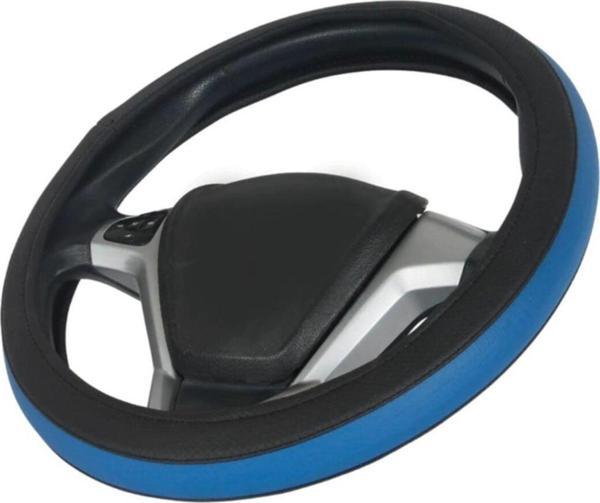 Protec Çember Model Mavi Suni Deri Spor Direksiyon Kılıfı - Image 1